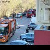 FOTO| O mașină a lovit o țeavă de gaz, pe strada Orhideelor din Alba Iulia