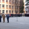 Moment festiv la Colegiul Militar din Alba Iulia. A avut loc deschiderea Olimpiadei sportului liceal, etapa I