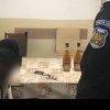 A furat mai multe sticle de băutură și a luat-o la goană! Polițiștii l-au prins în zona Judecătoriei Bacău