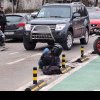 VIDEO: Accident cu un motociclist, pe strada Eminescu, din Bacău