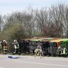 Cel puțin cinci morți după ce un autocar plin cu oameni s-a răsturnat pe o autostradă din Germania