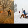 Fenomene meteo extreme în SUA: Incendii în Texas și furtuni de zăpadă în California și Nevada