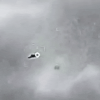 Momentul în care o rachetă ucraineană lovește în aer și doboară o dronă Shahed deasupra Odesei