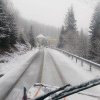 Ninsori și viscol la final de martie. În Sibiu și Covasna se circulă în condiții de iarnă. Sunt minus 10 grade la Vârful Omu