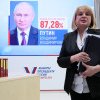 Putin a fost declarat oficial câștigătorul alegerilor cu 87,28% din voturi