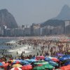 Temperatură de 62,3 grade Celsius resimţită la Rio de Janeiro. Brazilienii fug din cauza căldurii insuportabile pe plaje și în parcuri