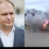Ceban, după ce o dronă Kamikaze a distrus un elicopter militar la Tiraspol: R. Moldova și cetățenii țării își doresc pace