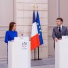 „Este o plăcere să revin la Paris”. Maia Sandu către Emmanuel Macron: Vă mulțumim că rămâneți puternic pentru Ucraina și Moldova