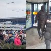 (foto) Mascații au împânzit Aeroportul: Mai mulți susținători s-au adunat să o întâmpine pe bașcana Găgăuziei, care revine din Rusia