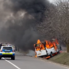 Şoferul microbuzului ce a ars lângă Anenii noi era beat criță la volan: Cum a încercat bărbatul să mintă polițiştii