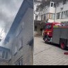 (video) Incendiu într-un apartament din centrul capitalei: Trei echipaje de pompieri au intervenit