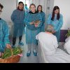 De Ziua Internațională a Femeii, elevii de la Liceul Tehnologic „Ștefan Manciulea” au oferit flori si iconite pacientelor internate în Spitalul Municipal Blaj