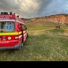 Intervenție a echipajului SMURD din cadrul Secției de pompieri Sebeș, după ce două persoane s-au răsturnat cu un ATV în zona Râpa Roșie