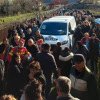 Gorj: O ambulanță a intervenit la slujba de înmormântare a studentei ucise