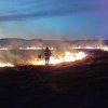 Gorj: Pompierii intervin la două incendii de vegetație uscată