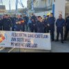 (VIDEO) Zeci de agenți de penitenciar protestează la Târgu Jiu