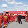 Avionul de 15 milioane de euro a transportat un pacient cu arsuri din Argeș la Timișoara