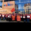 Angajații Poștei Române din Maramureș au protestat în 20 martie, declanșând greva de avertisment