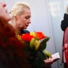 Iulia Navalnaia a venit la ambasada Rusiei de la Berlin pentru a vota şi a participa la protestul de la prânz