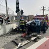 Accident grav în Argeș, la Mioveni. Două ambulanțe sunt la fața locului
