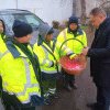 Primarul Gentea a oferit mărțișoare muncitoarelor de la Salpitflor și Salubritate în zorii zilei