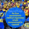 Peste 5.000 de medici și asistente protestează luni în București
