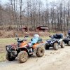 Pasionați de ATV-uri, depistați de jandarmi în fondul forestier al localităților Cândești și Tătărani