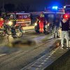 Tragedie pe DN 1A la Crevedia, un motociclist a accidentat mortal un pieton 