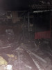 FOTO: Casă din Șanț, mistuită de flăcări