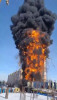 VIDEO Incendiu puternic în Rusia: un bloc turn a luat foc