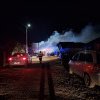 VIDEO O casă din Berceni a luat foc