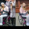 Tânăra din Buzău, în scaun cu rotile, care a impresionat mii de oameni