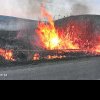Incendii de vegetație în apropiere de Sărătură, la Gădălin și la Bunești. Iresponsabili la Cătina: foc lângă o conductă de gaz