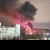 Incendiu la un camion pe centura Gherla, TIR-ul a ars ca o torță, s-au auzit bubuituri până în oraș – VIDEO