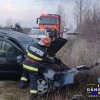 Accident violent în Dâmbovița! O șoferiță a pierdut controlul volanului. Trei adolescenți au ajuns la Urgențe