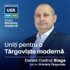 Deputatul USR Daniel Blaga, candidatul Alianței Dreapta Unită pentru Primăria Municipiului Târgoviște