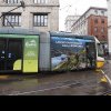 Imagini cu Transfăgărășul, Castelul Peleș și Mănăstirea Sucevița, pe autobuze și tramvaie în Roma și Milano, cele mai vizitate metropole din Italia