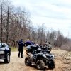 Prinși de jandarmi după ce au intrat ilegal cu ATV-urile în pădure pe Valea Dâmboviței!