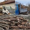 Șoferi din Dâmbovița, prinși cu lemne fără acte! Au fost amendați drastic și s-a confiscat materialul lemnos