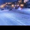 Constanta: Șofer surprins de camerele de supraveghere in timp ce efectua derapaje si intoarceri bruste in parcarea din apropierea plajei Modern (VIDEO)