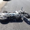 Știri Constanta azi: UPDATE. Motocicleta rasturnata in sensul giratoriu la intrare in Mihail Kogalniceanu (FOTO)