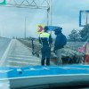 Tanar sanctionat pe Autostrada A2 pentru circulatie ilegala cu trotineta