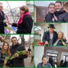 FOTO! De 1 Martie, primarii vrânceni au dăruit doamnelor și domnișoarelor, mărțișoare, buchete de flori și gânduri bune