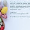 Bogdan Ferenc Istvan, Primarul comunei Dobrin: -Paște Fericit! Kellemes húsvéti ünnepeket kívánok!