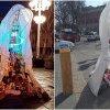 Au fost furate jucăriile copiilor ucraineni din instalația de artă din Piața Victoriei