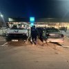 Șoferi care încercau să facă drifturi într-o parcare din Timișoara, prinși de polițiști