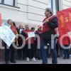 VIDEO. Protest al angajaților Poștei Române din Timișoara