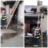 Incendiu la acoperişul şcolii gimnaziale din Berbeşti – foto, video