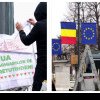 Steagul românesc a fost dat jos din centrul Clujului pentru Ziua Maghiarilor de Pretutindeni - VIDEO