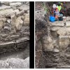 Zid roman descoperit la săpăturile din centrul Clujului! Oriunde sapi dai ori de sare, ori de vestigii - VIDEO